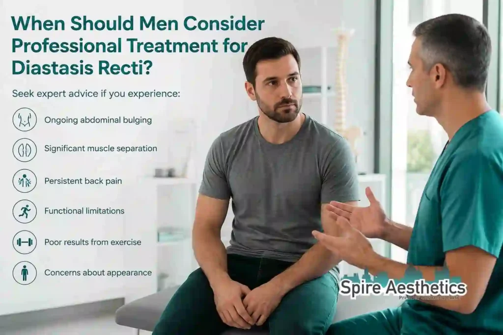 When Should Men Consider Professional Treatment for Diastasis Recti Felixstowe?